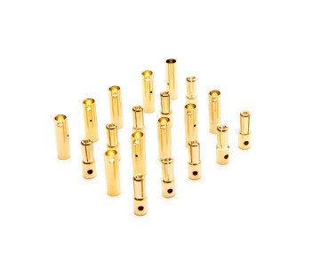 Dynamite Gold Bullet Connector Set, 4mm (10)