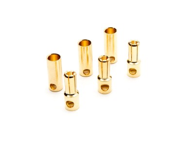 Dynamite Gold Bullet Connector Set, 5.5mm (3)