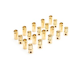 Dynamite Gold Bullet Connector Set, 6.5mm (10)
