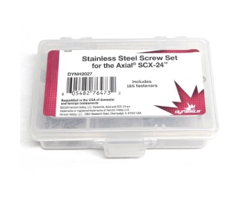 Dynamite Stainless Steel Screw Set: Axial SCX24