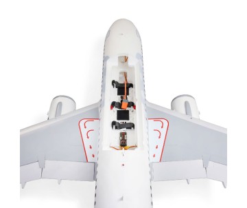 E-Flite Airbus A320neo 1.5m Airliner Twin 64mm EDF BNF Basic with AS3X+ and SAFE Select