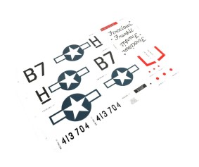 E-Flite Decal Sheet: P-51 1.0m