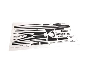 E-Flite Decal Sheet; Sportix 1.1m