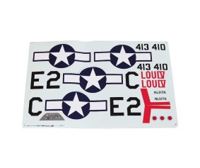 E-Flite Decal Set: P-51D 1.5m