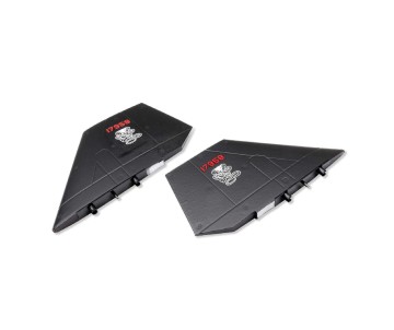 E-Flite Fin Set; Black: SR-71 Twin 40mm  EDF