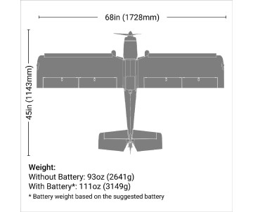 E-Flite Super Timber 1.7m PNP