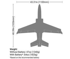 E-Flite Viper 70 EDF Jet BNF Basic w/ AS3X and SAFE Select