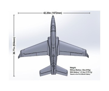 E-Flite Viper 64mm EDF Jet BNF-Basic with AS3X and SAFE Select