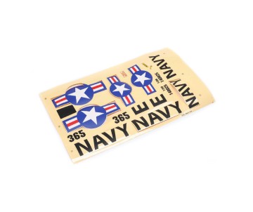E-Flite Decal Sheet; T-28 Trojan 1.1m