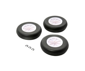E-Flite Wheel Set (3): Carbon-Z T-28