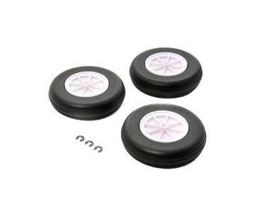E-Flite Wheel Set (3): Carbon-Z T-28