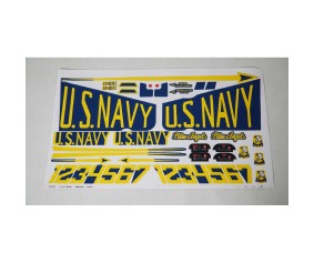 E-Flite Decal sheet: F-18 Blue Angels 80mm EDF