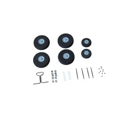 E-Flite Wheel Set (Wheels and Axles): E-Flite Cargo 1500
