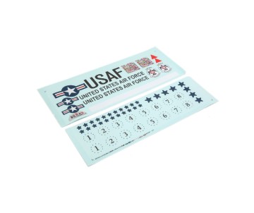 E-Flite Decal Set: F-16 Thunderbird 70mm EDF