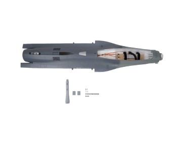 E-Flite Fuselage: F-16 Falcon-Gray 80mm EDF