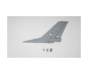 E-Flite Vertical Fin and Rudder: F-16 Falcon-Gray 80mm EDF