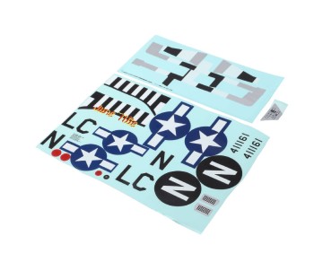 E-Flite Decal Sheet: P-51D 1.2m