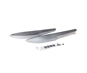 E-Flite Float Set with Hardware, Silver; 39.5