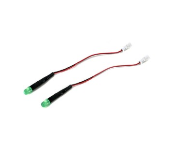 E-Flite Green LED Solid (2): Universal Light Kit