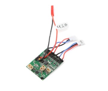 E-Flite AS6410NBLT RX:DSMX 6-Ch AS3X w/Twin Brushless ESC