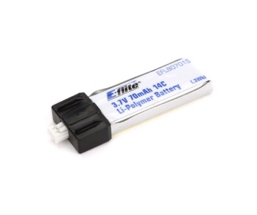 E-Flite 70mAh 1S 3.7V 14C LiPo Battery