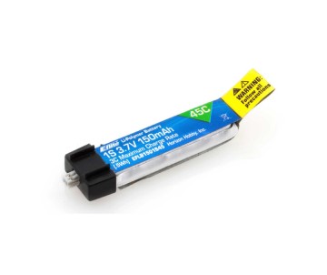E-Flite 150mAh 1S 3.7V 45C LiPo Battery