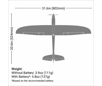 E-Flite UMX Conscendo BNF Basic
