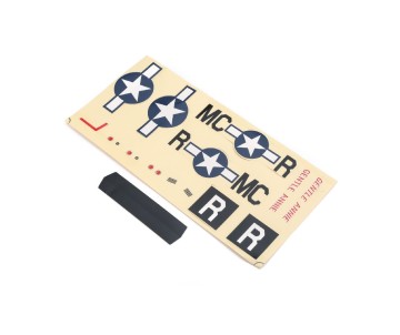E-Flite Decal Sheet: UMX P-51 BL