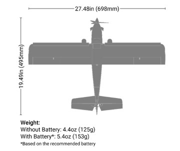 E-Flite UMX Turbo Timber Evolution BNF Basic