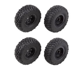 Element RC Enduro 12, Tire and Wheel Set, black