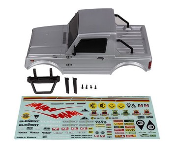 Element RC Enduro12, Bushido Body Set, silver