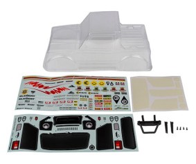 Element RC Enduro12, Bushido Body Set, clear
