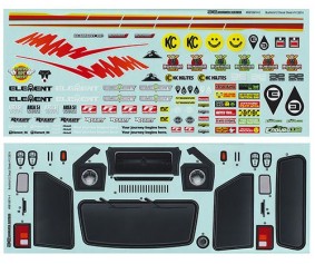 Element RC Enduro12, Bushido Decal Sheet