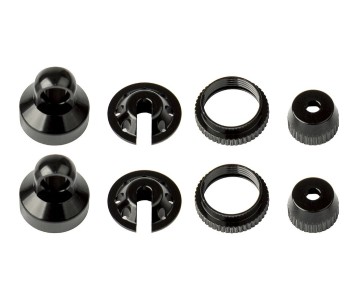 Element RC Enduro Shock Parts, black aluminum
