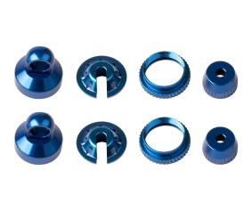 Element RC Enduro Shock Parts, blue aluminum