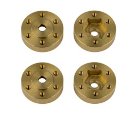 Element RC FT Enduro Beadlock Hex Adapters, brass