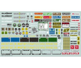 Element RC Enduro Scale Decal Sheet