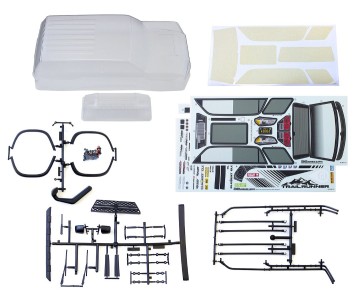 Element RC Trailrunner Body, clear, with accessories