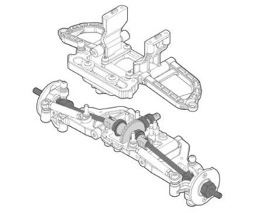 Element RC IFS2, Independent Front Suspension Conversion Kit 