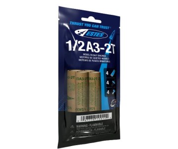 Estes Rockets 1/2A3-2T (4 ea) - Bagged