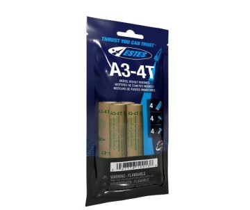 Estes Rockets A3-4T (4 ea) - Bagged
