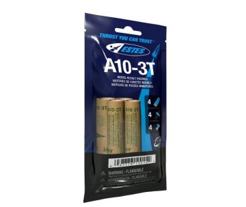 Estes Rockets A10-3T (4 ea) - Bagged