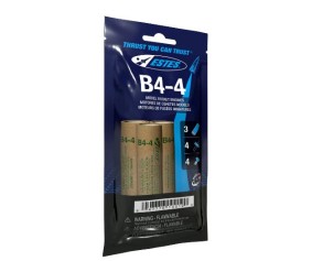Estes Rockets B4-4 (3 ea) - Bagged