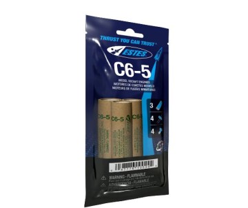 Estes Rockets C6-5 (3 ea) - Bagged