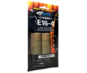Estes Rockets E16-4 29 mm (2 ea) - Bagged