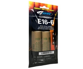 Estes Rockets E16-6 29 mm (2 ea) - Bagged
