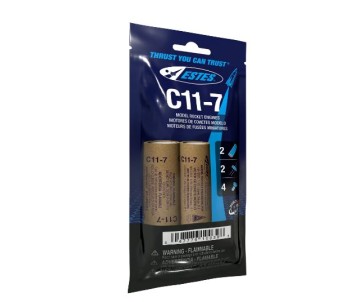 Estes Rockets C11-7 (2 ea) - Bagged