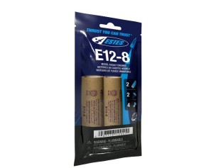 Estes Rockets E12-8 (2 ea) - Bagged
