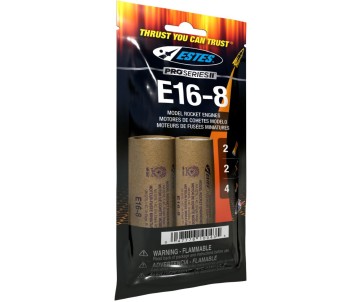 Estes Rockets E16-8 29 mm (2 ea) - Bagged