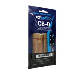 Estes Rockets C6-0 (3 ea) - Bagged